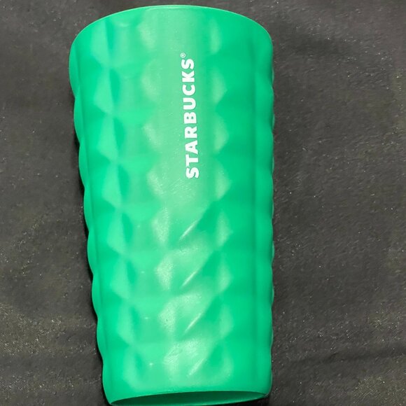 Starbucks Green Studded Ceramic 12 oz Tumbler - Picture 1 of 4